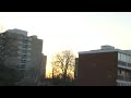 CH-47 Chinook flys over a Wandsworth housing estate