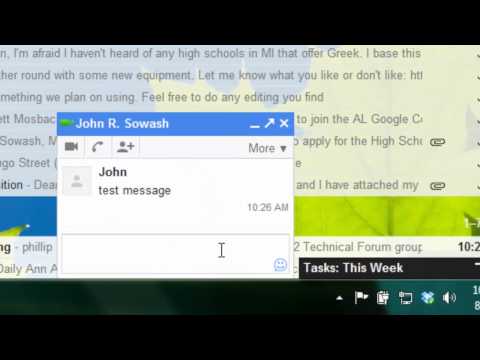 google chat - Learn how to use Google Talk (chat) to communicate instantly with colleagues. Google Talk is a great way for teachers and students to communicate with each o...