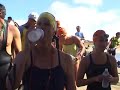 linda dugan swims in a race at stevens creek reservoir on july 22, 2007.