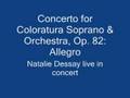 Natalie Dessay - Concerto for Coloratura Soprano Live