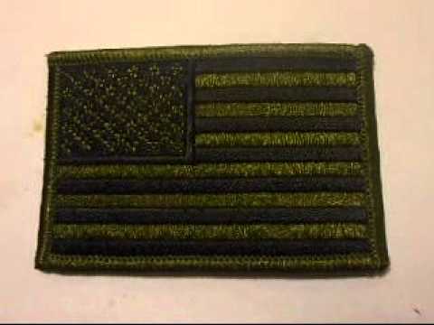 how to sew on an american flag patch