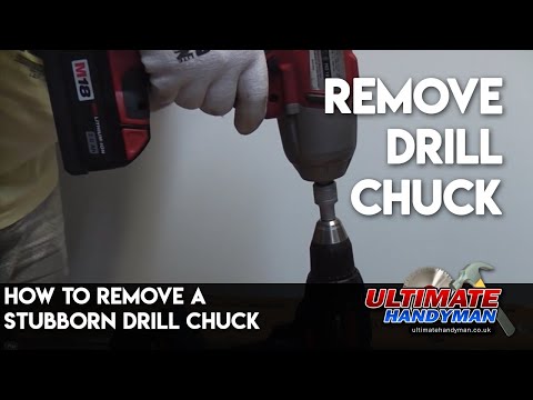 how to remove ryobi chuck