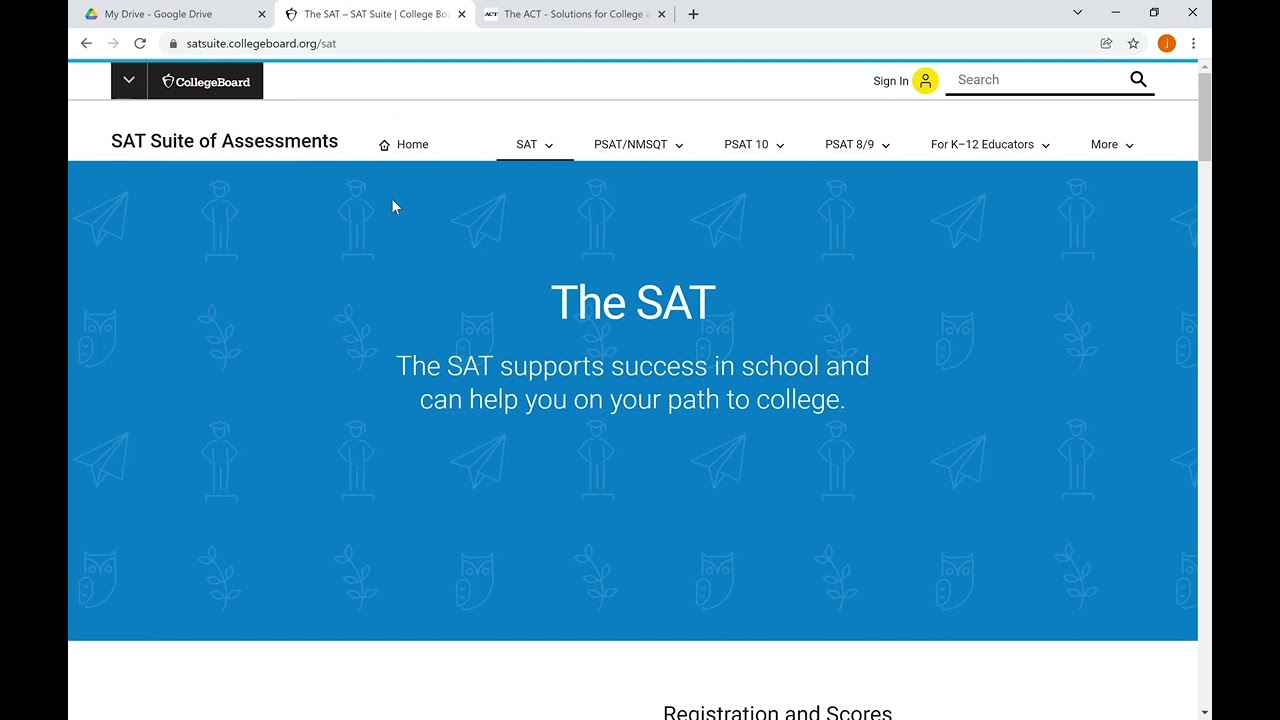 Total College Prep: Sign Up Instructions for SAT and ACT