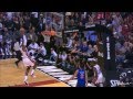 Dwyane Wade LeBron James dunk party vs New York Knicks (complete highlights) 01.27.2012