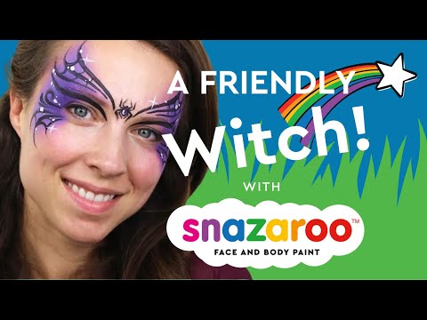 how to apply snazaroo face paint