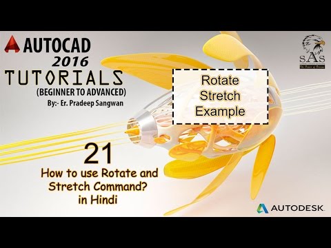 How to use Rotate & Stretch Command