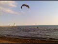 Kiteboarding at Port Dover beach
