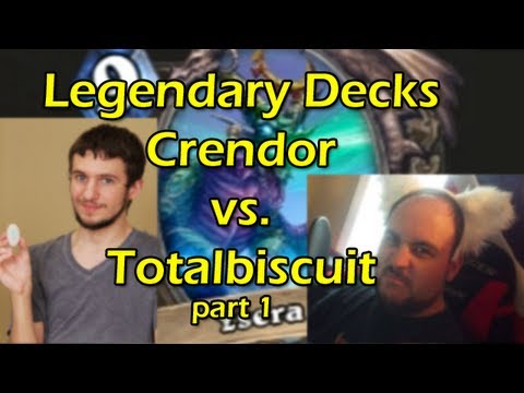crendor - Crendor plays Totalbsicuit in a battle of legendary decks in Hearthstone Heroes of Warcraft ---wowcrendor links--- My Stream: http://twitch.tv/crendor Go Go ...