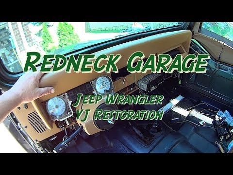 Jeep Wrangler YJ Installing Stereo, Carpet, Dash