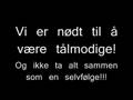Enklt å ri? Nej....