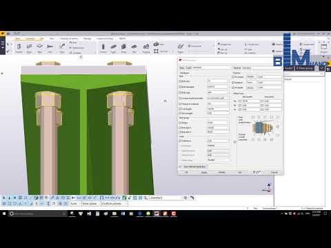 Hướng dẫn thêm loại bu lông mới vào mô hình Tekla Structures