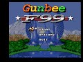amiga shoot-em-up game gunbee f-99 developed by twin eagles and published by apc&tcp. this is an anime style shooter for the amiga similer to twinbee on the snes. requires an 68020 aga amiga and came on floppy or cd. i dont think there were any differences between the two versions.