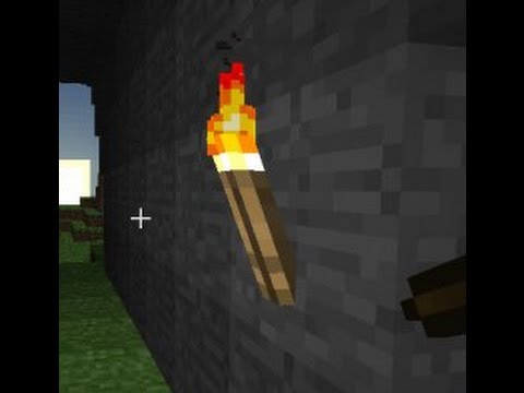 how to i make a torch in minecraft