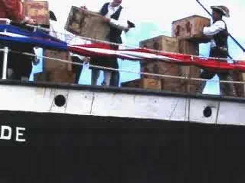 Boston Tea Party re-enactment Honolulu