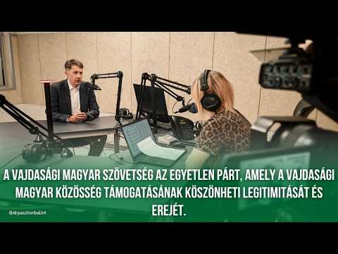 Napindító (SZMR) - Interjú dr. Pásztor Bálinttal, a VMSZ elnökével-cover