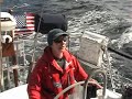 Nikko sailing across Strait of Georgia