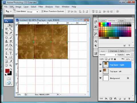 How to create a (smooth) mosaic fabric using Adobe Photoshop for Second Life