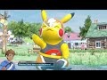 Pokkén Tournament Wii U - Garchomp vs Pikachu Libre Gameplay (60fps) Wii