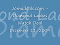 Diamond Ladies Watch Deal - Bulova 96R50