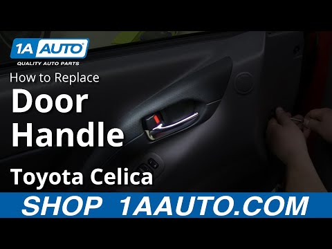 How To Install Replace Fix Broken Inside Door Handle 2000-05 Toyota Celica