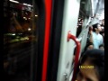 Pasa el Metro por San Juan de Miraflores de noche--Periodo operatorio-04 de Enero 2012