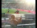Feyenoord Liverpool Dirk Kuijt warmlopen vak W 1 Feyenoord Liverpool Dirk Kuijt warmlopen vak W 1