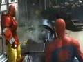 SpiderMan, IronMan and The Hulk meet together animation
