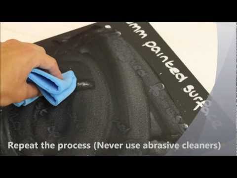 how to clean a paint on chalkboard