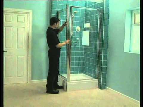 how to fit frameless shower screen