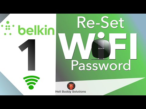 how to recover belkin router password