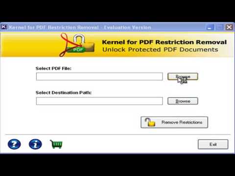 how to remove security from a pdf