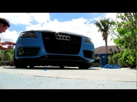 Removing Plasti Dip 2011 Audi S4 – Front Bumper