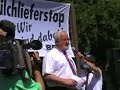 Milchstreik: Peter Harry Carstensen spricht auf BDM-Kundgebu
