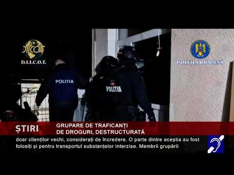 Grup infracțional de trafic de droguri, destructurat