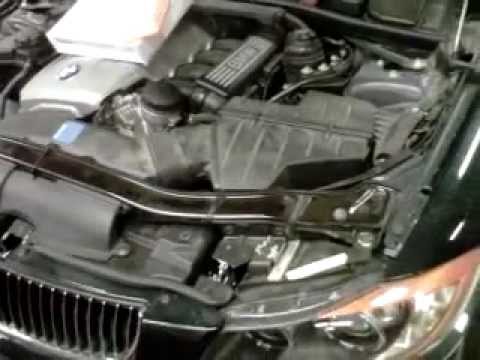 DIY How to install replace engine air filter BMW 330i