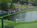 Water skipping 2009 Masters Tuesday Practice round