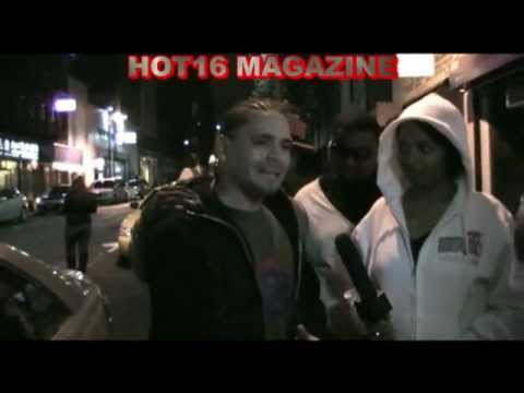 Dot mob - Flamez, from the infamous Dot Mob spitting flamez for Hot16 Magazine outside URL PGs while Tay Roc and his Cave Gang affiliates back him up.....Hot16 Magazin...