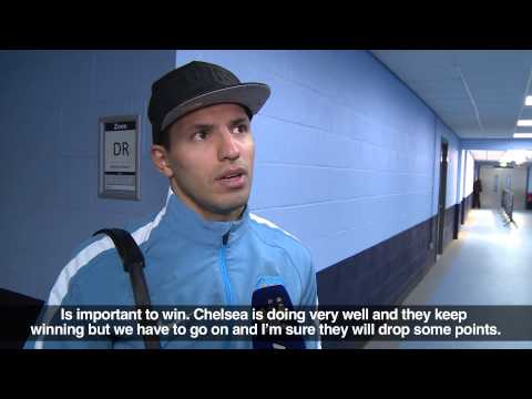 SERGIO ON DERBY GOAL I City 1 - 0 United - Premier League