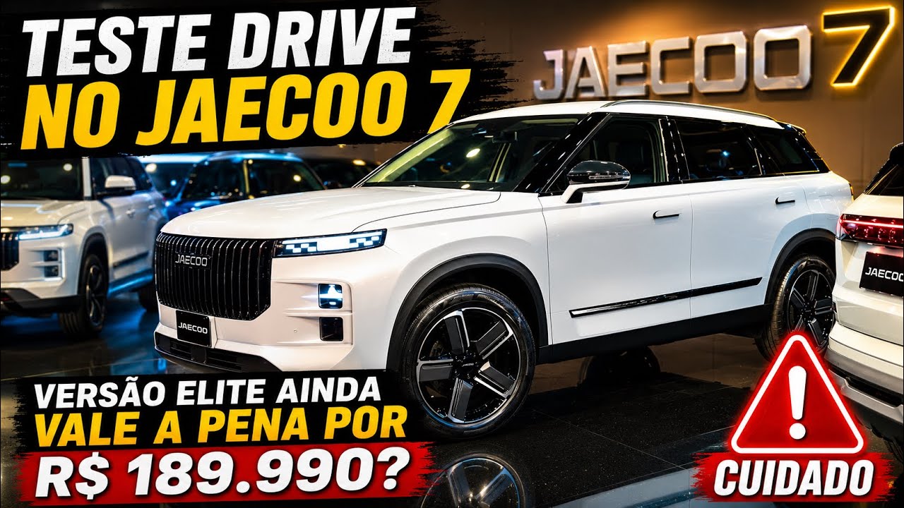 JAECOO 7 ELITE AINDA VALE A PENA POR R$ 189 MIL? - FIZ O TESTE DRIVE E TE DIGO O QUE ACHEI
