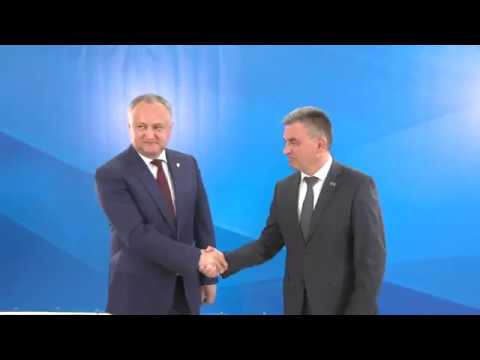 Președintele Republicii Moldova, Igor Dodon, a avut o întrevedere cu liderul transnistrean, Vadim Krasnoselski