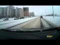 Video: Car Spins Out While Harassing Pedestrian With Horn