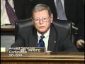 Inhofe Questions Nominees on LOST and Water Issues