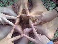 Human Mandala star peace sign