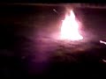 Sparkler bomb at party