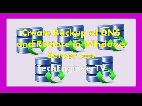 how to recover dns server 2008