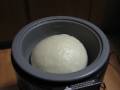 New Year's - O-Sho-Gatsu - means mochi (rice cakes), if you're Japanese. Here's Mom and her Marvelous Mochi-Making Machine in action (from fall '08).