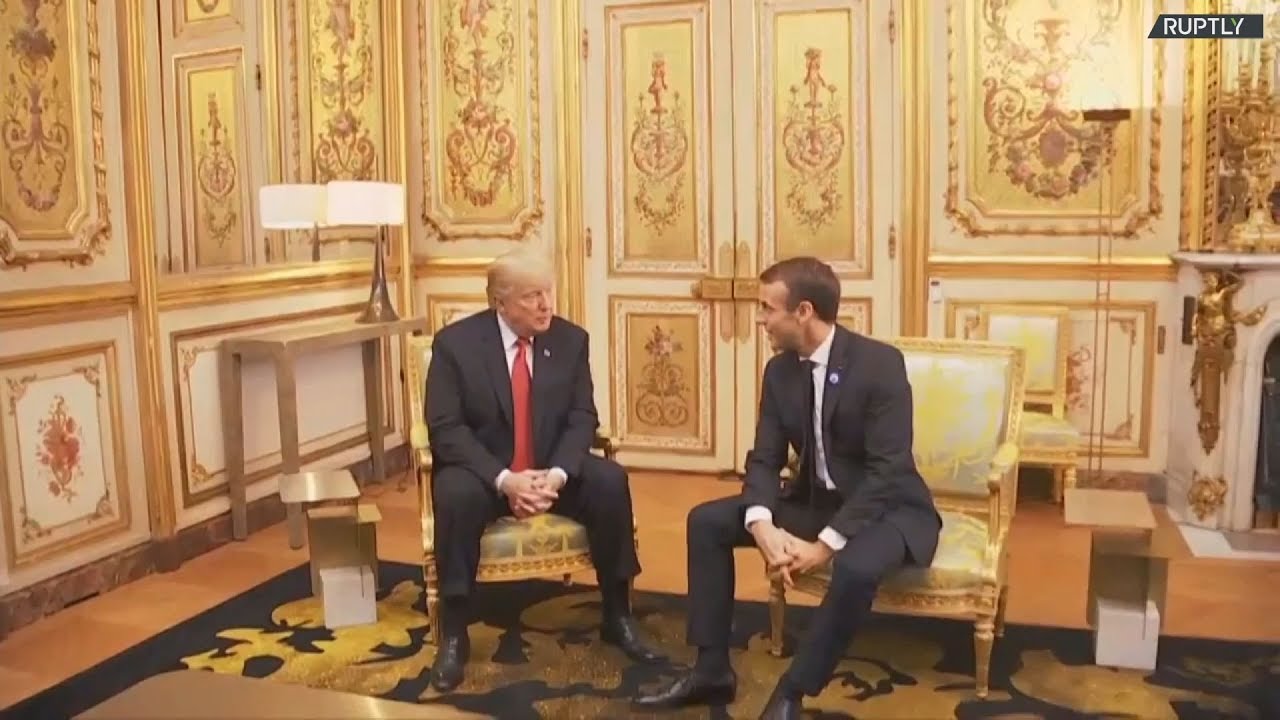 Εποικοδομητικές συνομιλίες Τραμπ και Μακρόν μετά την «παρεξήγηση»