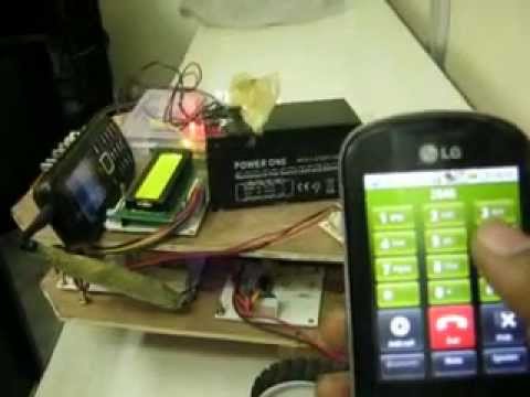 how to control robot using gsm