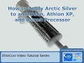 applying artic silver