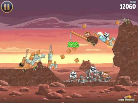 Angry Birds Star Wars Part 1, Levels 1-40